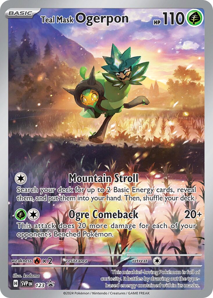 Teal Mask Ogerpon 123/226 — Scarlet & Violet Promos (English Pokémon TCG card)