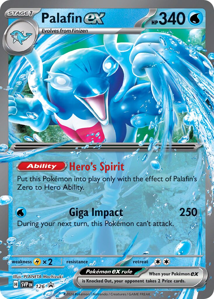 Palafin ex 126/226 — Scarlet & Violet Promos (English Pokémon TCG card)