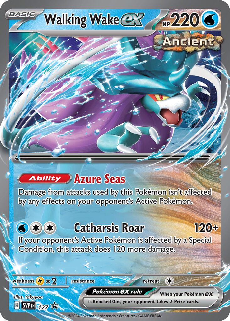 Walking Wake ex 127/226 — Scarlet & Violet Promos (English Pokémon TCG card)