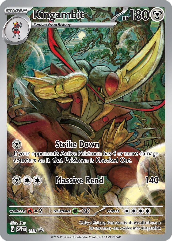 Kingambit 130/226 — Scarlet & Violet Promos (English Pokémon TCG card)