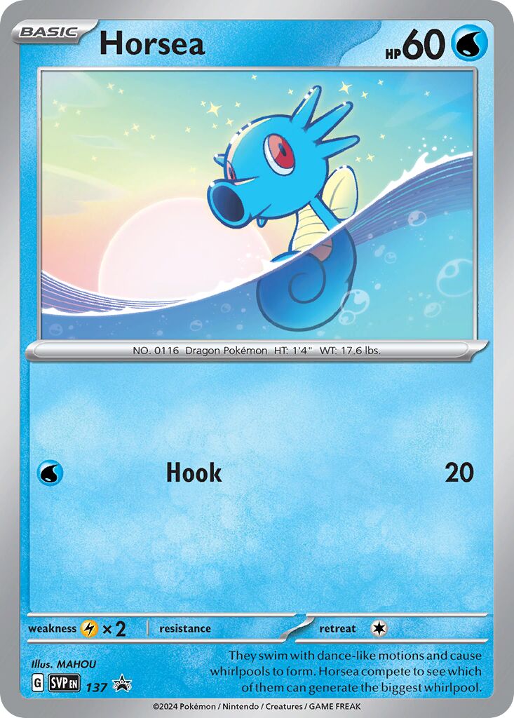 Horsea 137/226 — Scarlet & Violet Promos (English Pokémon TCG card)