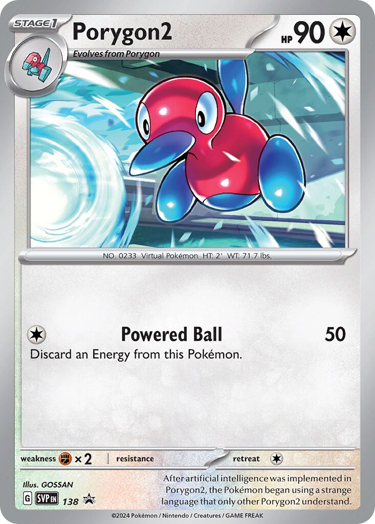 Porygon2 138/226 — Scarlet & Violet Promos (English Pokémon TCG card)