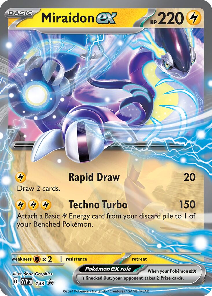 Miraidon ex 143/226 — Scarlet & Violet Promos (English Pokémon TCG card)