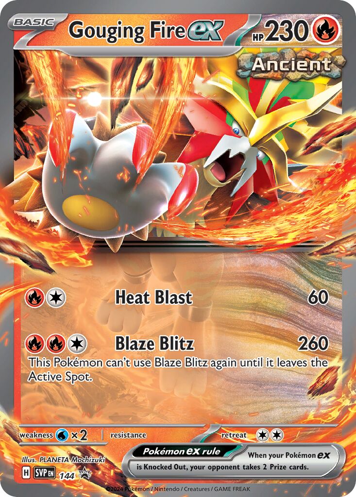Gouging Fire ex 144/226 — Scarlet & Violet Promos (English Pokémon TCG card)