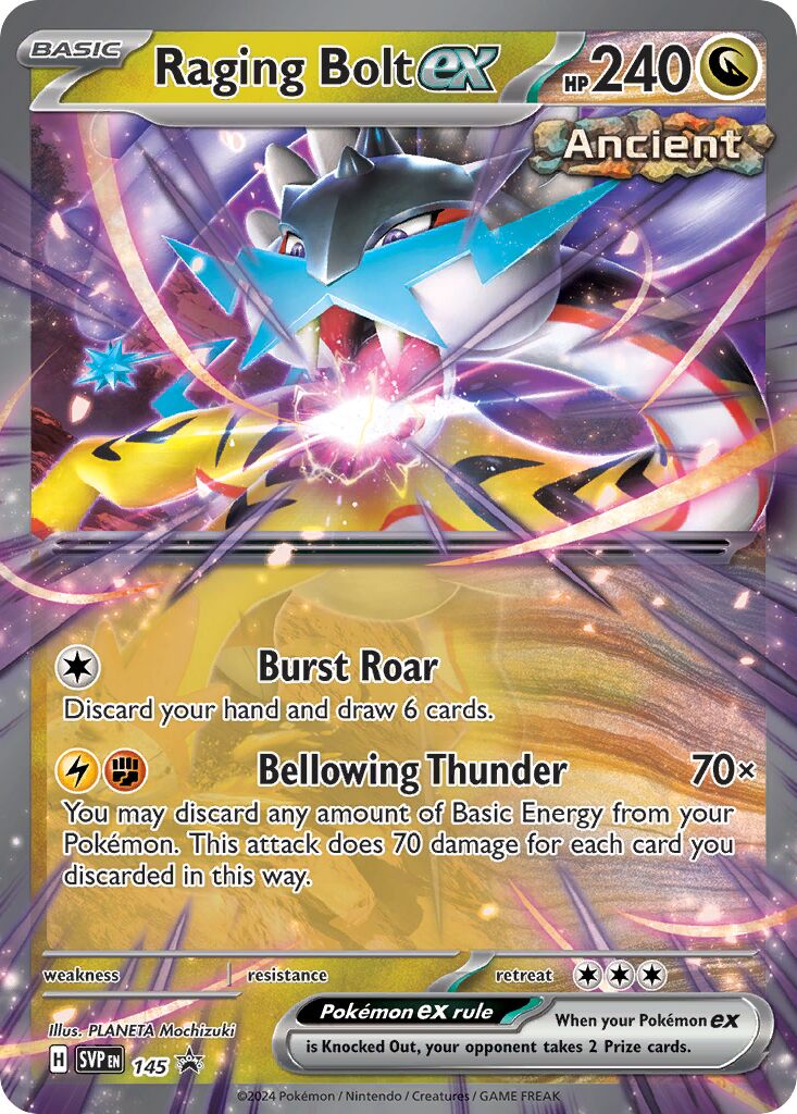 Raging Bolt ex 145/226 — Scarlet & Violet Promos (English Pokémon TCG card)