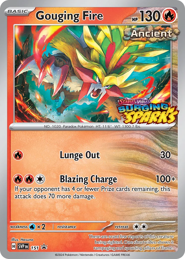 Gouging Fire 151/226 — Scarlet & Violet Promos (English Pokémon TCG card)