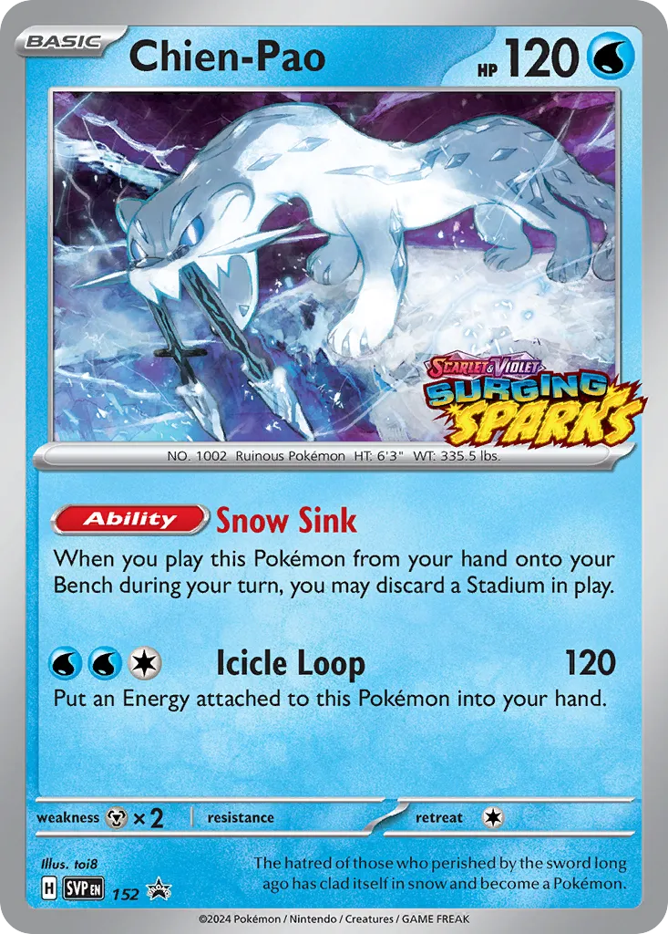 Chien-Pao 152/226 — Scarlet & Violet Promos (English Pokémon TCG card)