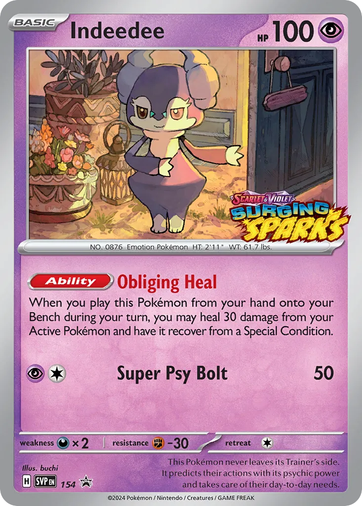 Indeedee 154/226 — Scarlet & Violet Promos (English Pokémon TCG card)