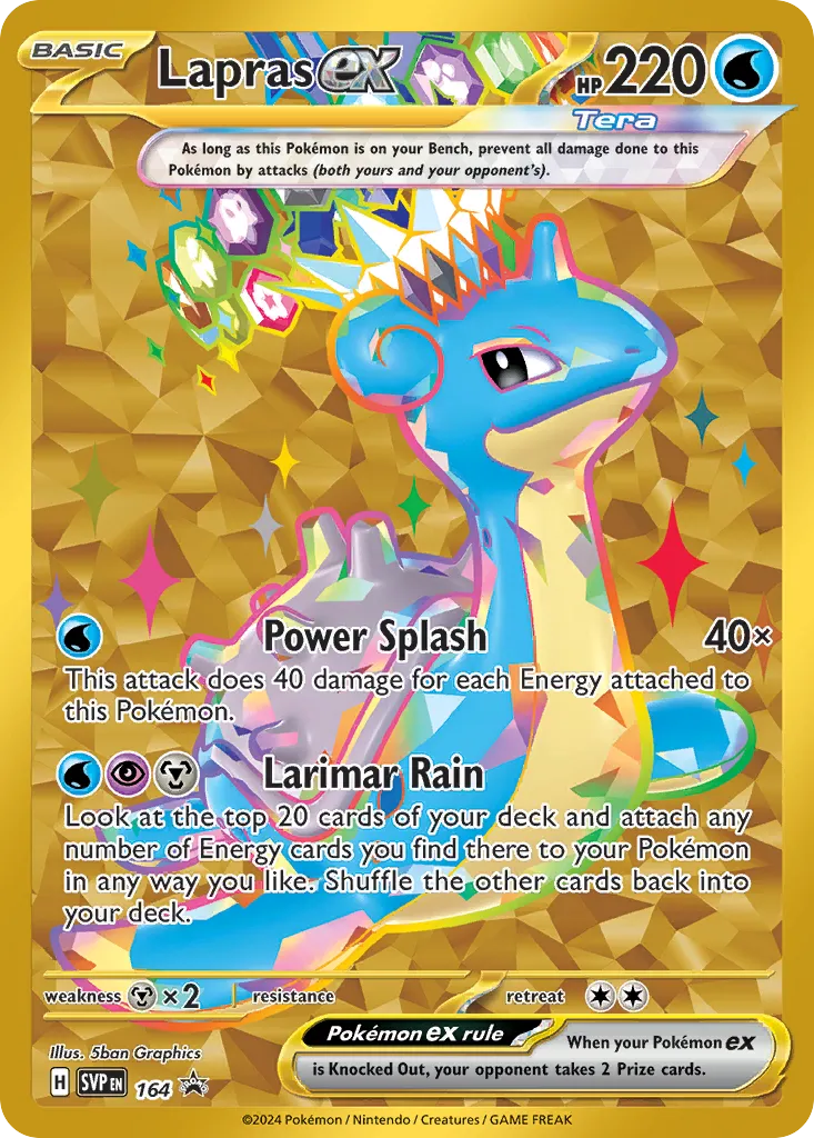 Lapras ex 164/226 — Scarlet & Violet Promos (English Pokémon TCG card)