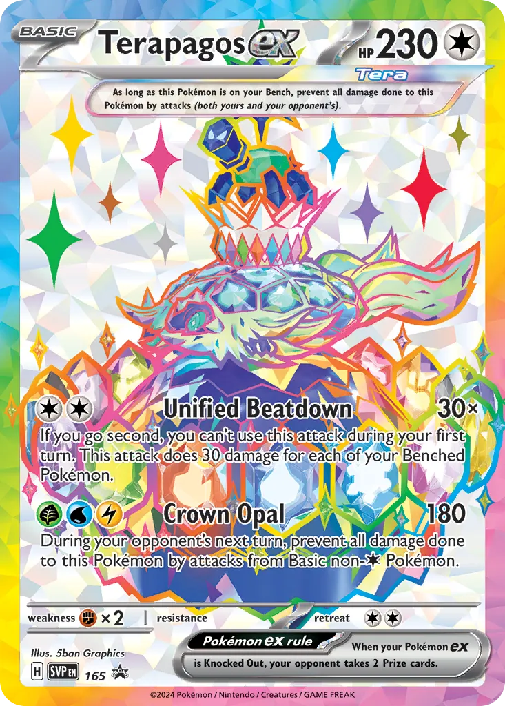 Terapagos ex 165/226 — Scarlet & Violet Promos (English Pokémon TCG card)