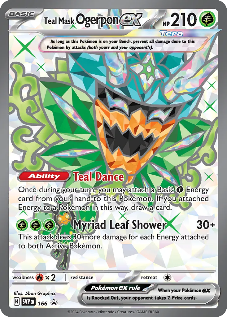 Teal Mask Ogerpon ex 166/226 — Scarlet & Violet Promos (English Pokémon TCG card)