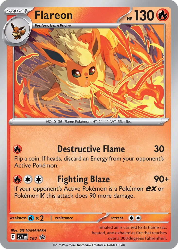 Flareon 167/226 — Scarlet & Violet Promos (English Pokémon TCG card)