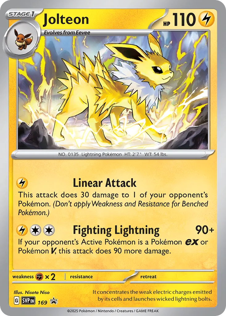 Jolteon 169/226 — Scarlet & Violet Promos (English Pokémon TCG card)