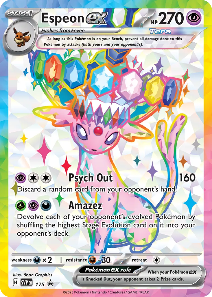 Espeon ex 175/226 — Scarlet & Violet Promos (English Pokémon TCG card)