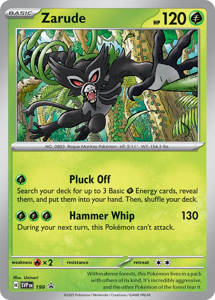 Zarude 199/226 — Scarlet & Violet Promos (English Pokémon TCG card)