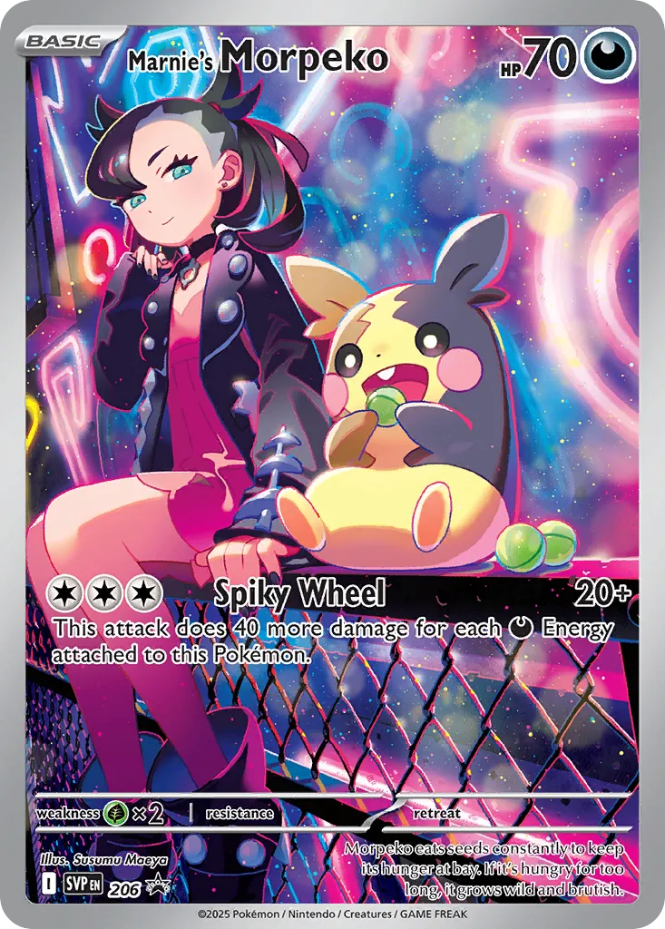 Marnie's Morpeko 206/226 — Scarlet & Violet Promos (English Pokémon TCG card)