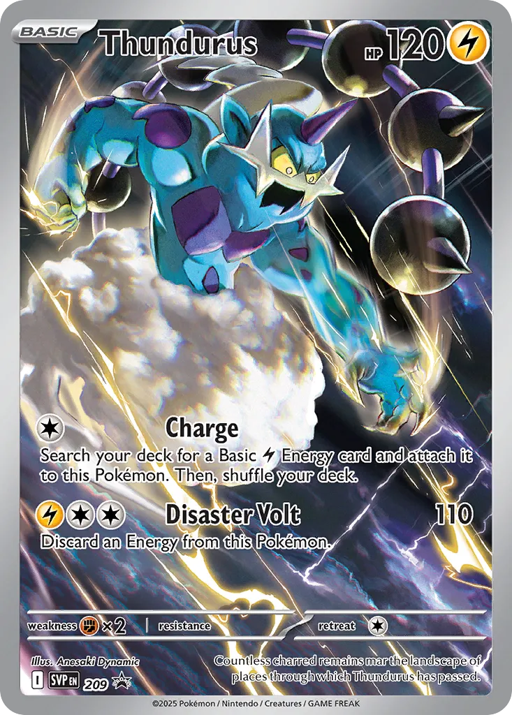 Thundurus 209/226 — Scarlet & Violet Promos (English Pokémon TCG card)