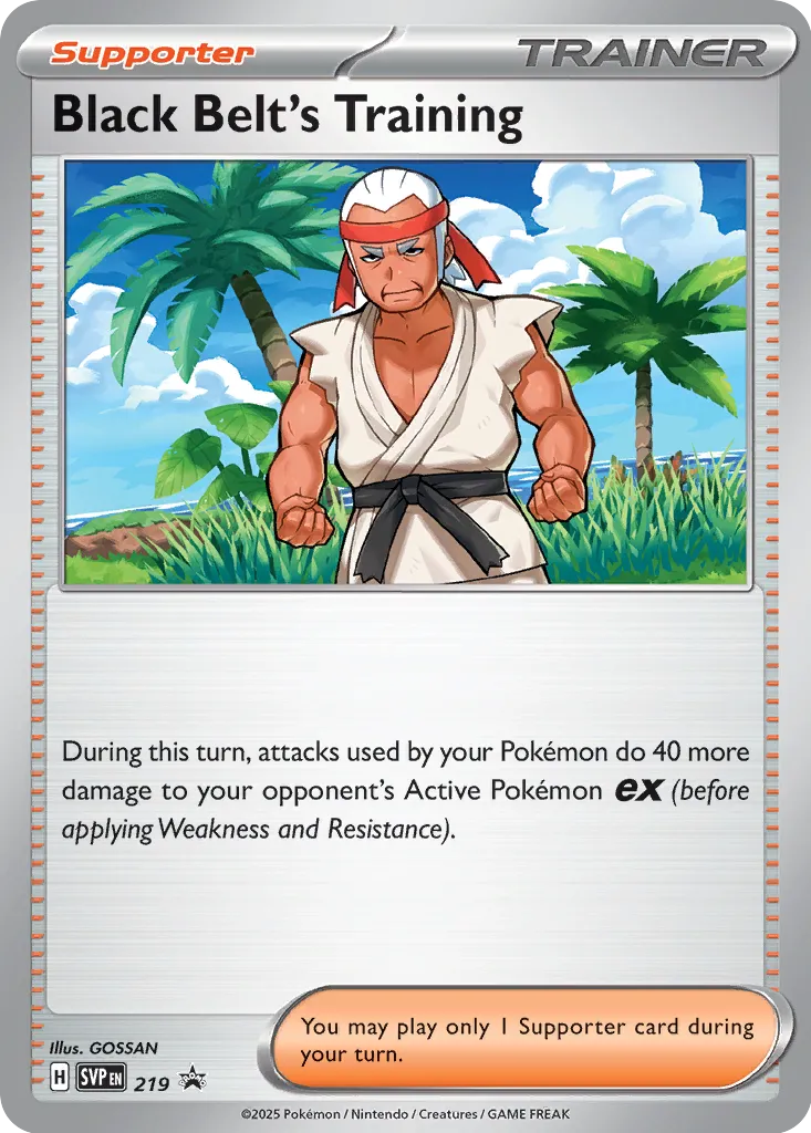 Black Belt's Training 219/226 — Scarlet & Violet Promos (English Pokémon TCG card)