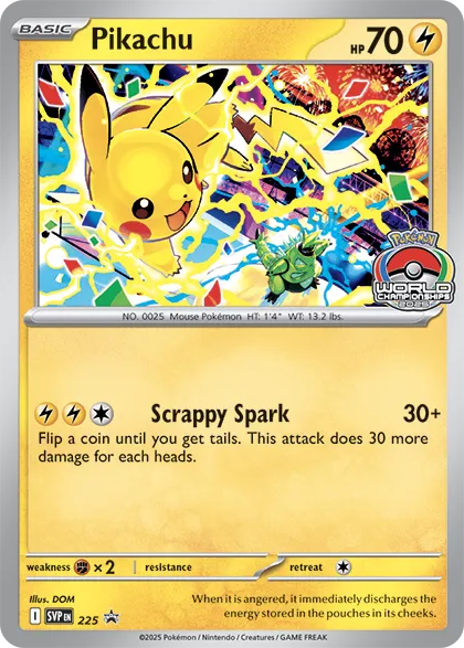 Pikachu 225/226 — Scarlet & Violet Promos (English Pokémon TCG card)