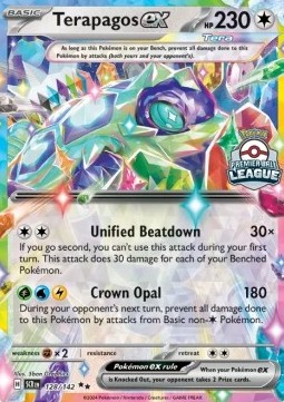 Terapagos ex 128 — Southeast Asia Promos (English Pokémon TCG card)