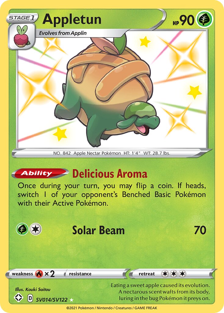 Appletun 014 — Shining Fates (Shiny Vault) (English Pokémon TCG card)