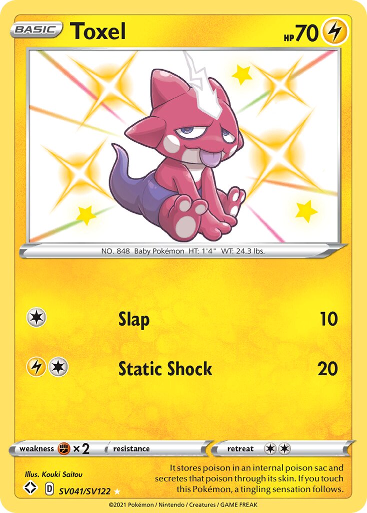 Toxel 041 — Shining Fates (Shiny Vault) (English Pokémon TCG card)