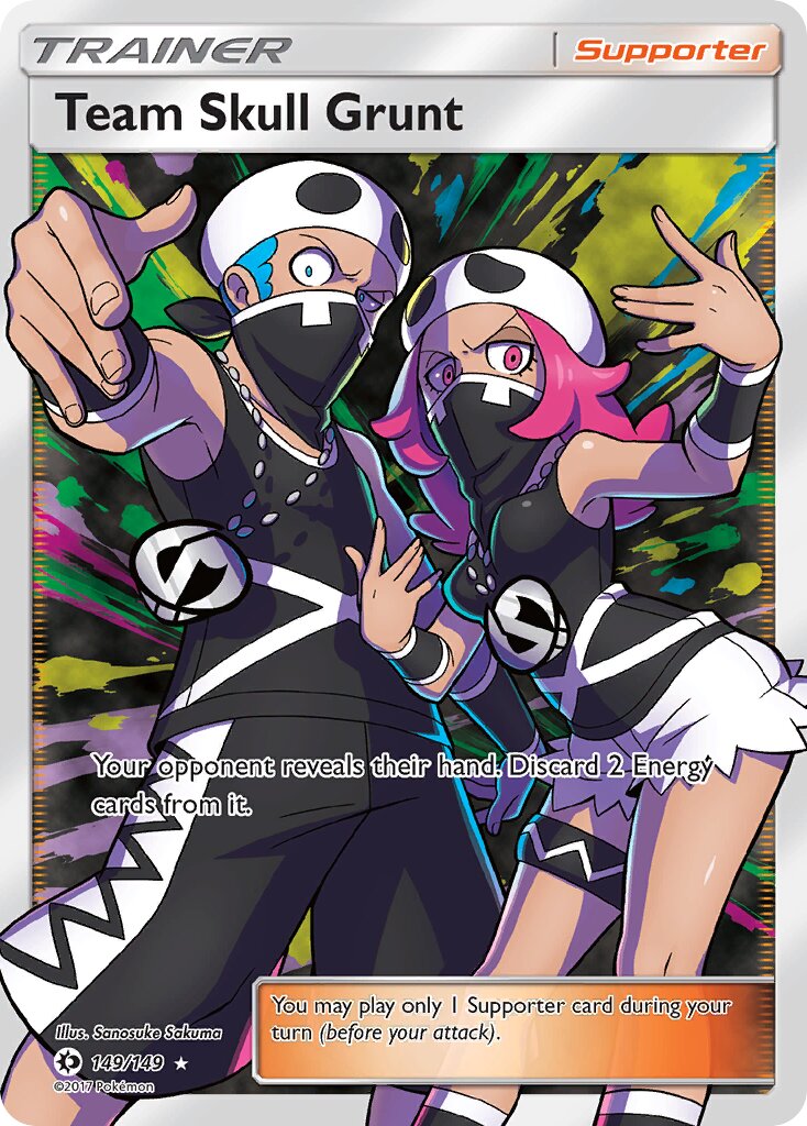 Team Skull Grunt 149/149 — Sun & Moon (English Pokémon TCG card)