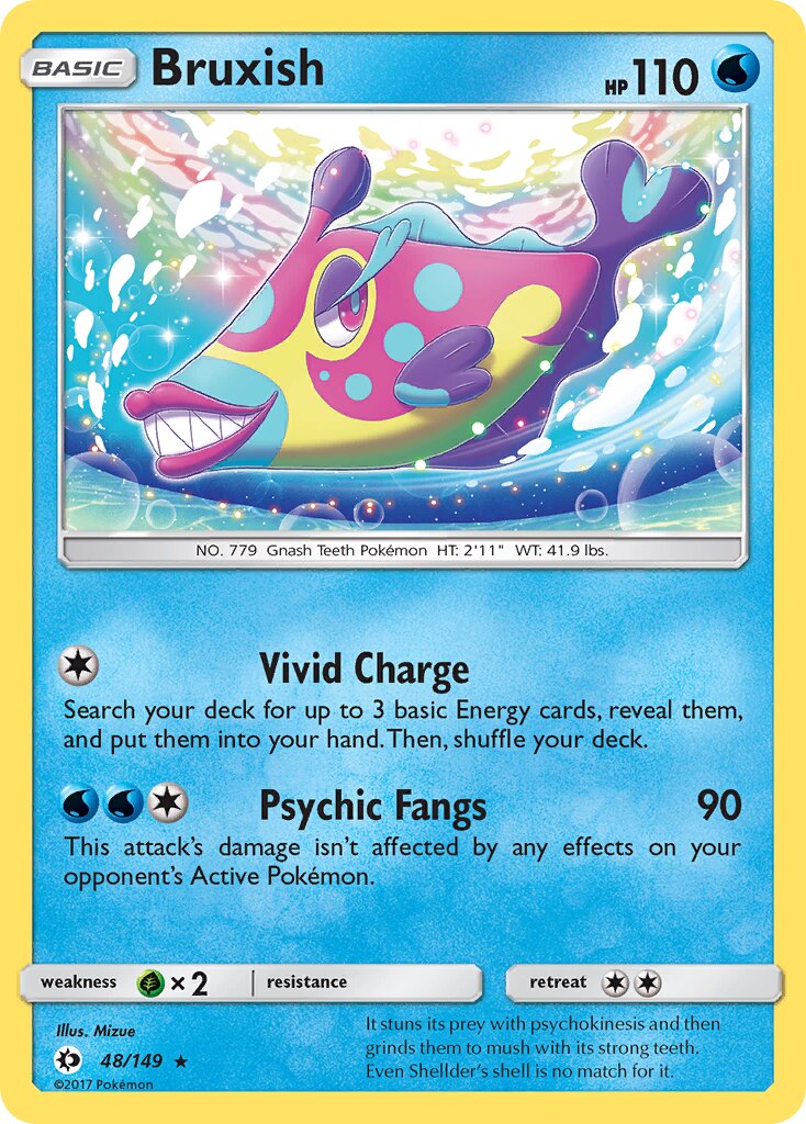 Bruxish 048/149 — Sun & Moon (English Pokémon TCG card)