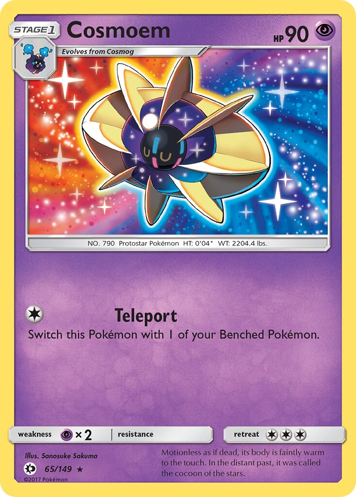 Cosmoem 065/149 — Sun & Moon (English Pokémon TCG card)