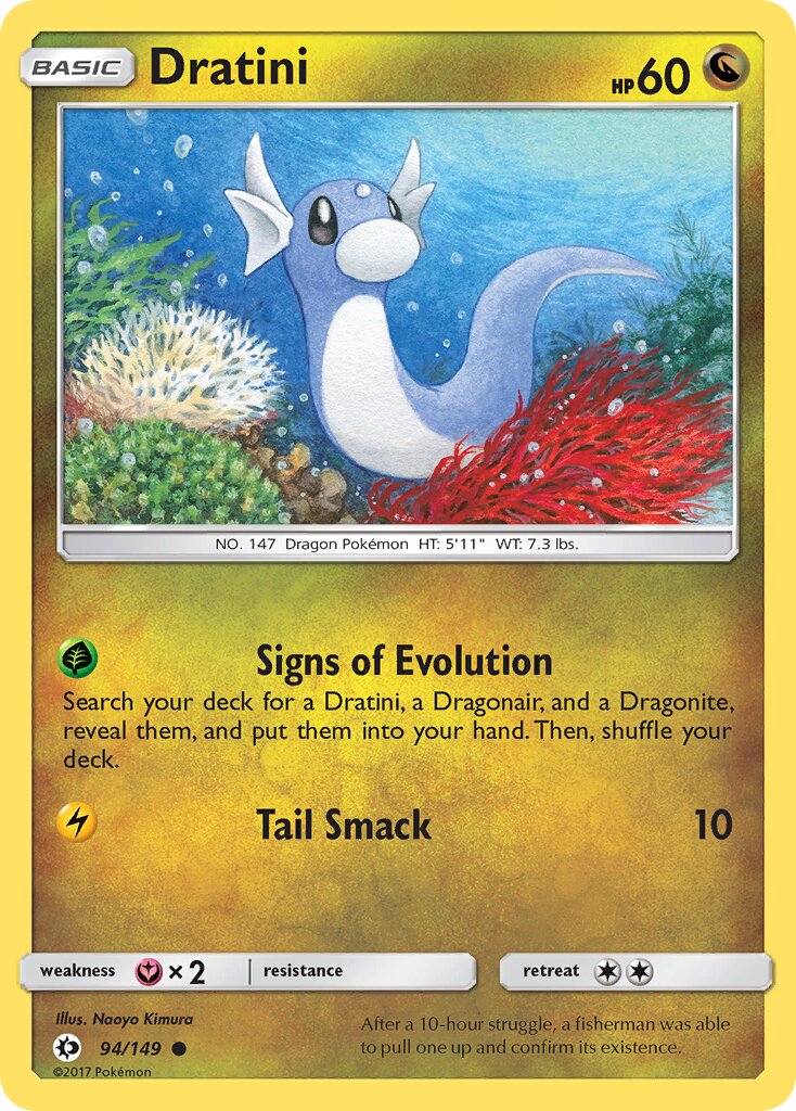 Dratini 094/149 — Sun & Moon (English Pokémon TCG card)