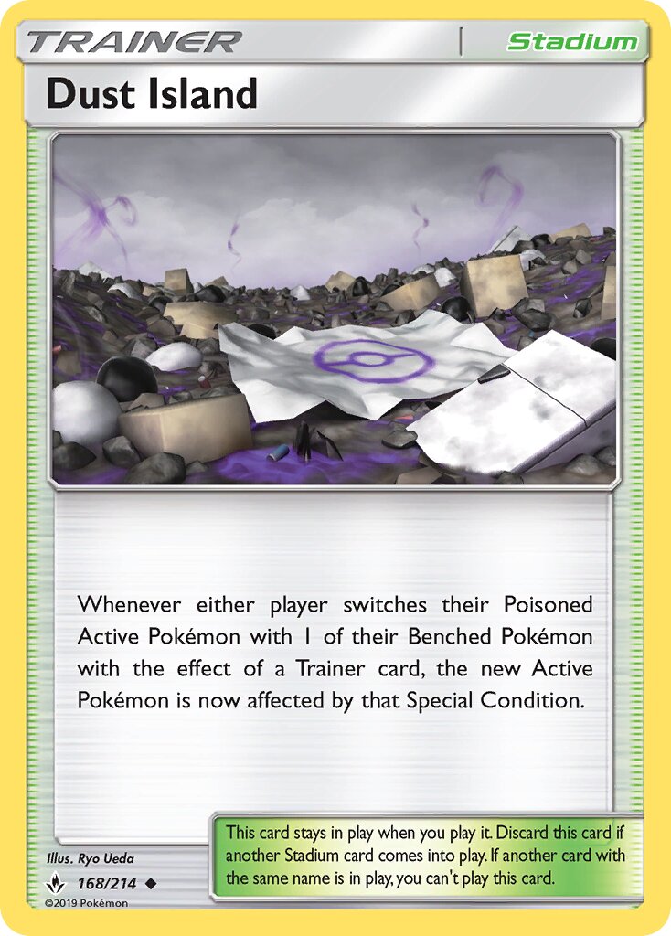Dust Island 168/214 — Unbroken Bonds (English Pokémon TCG card)