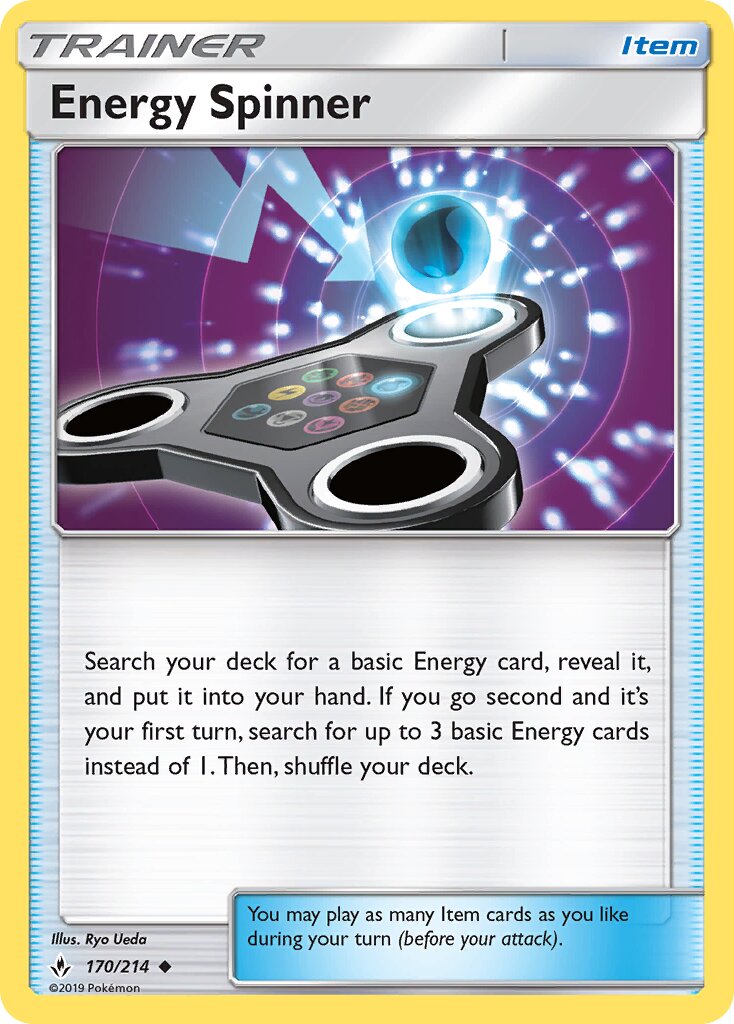 Energy Spinner 170/214 — Unbroken Bonds (English Pokémon TCG card)