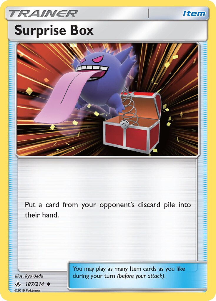 Surprise Box 187/214 — Unbroken Bonds (English Pokémon TCG card)