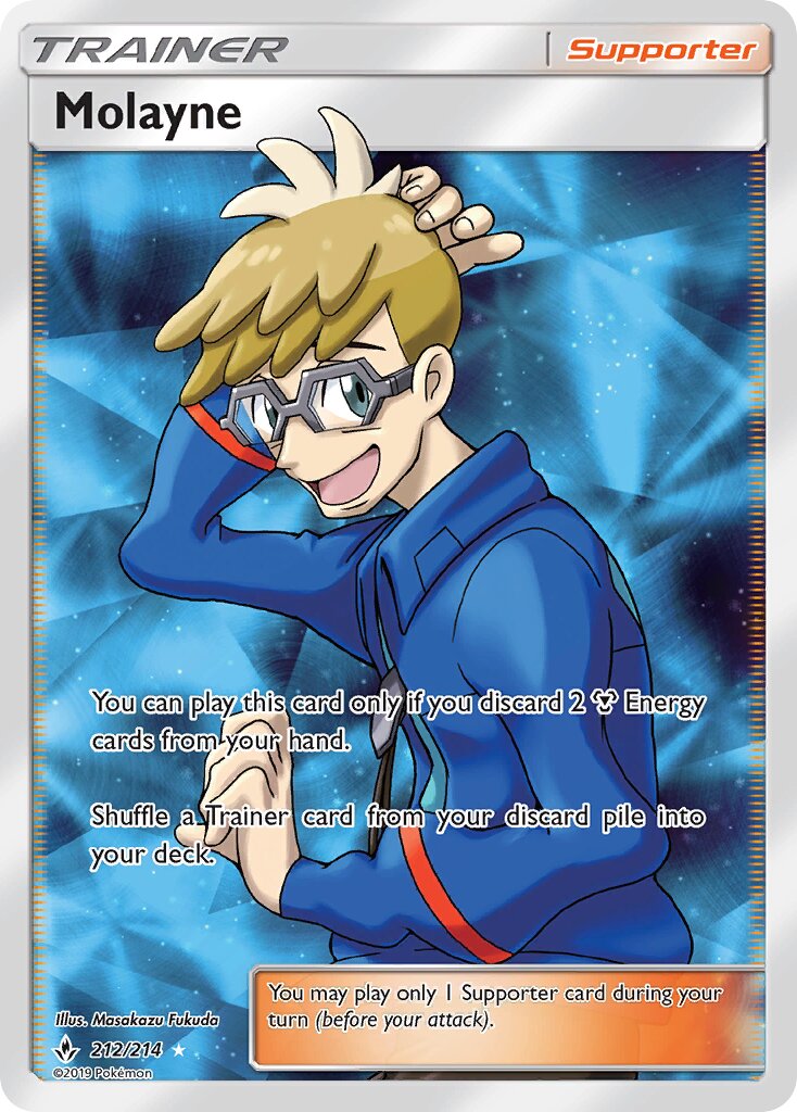 Molayne 212/214 — Unbroken Bonds (English Pokémon TCG card)