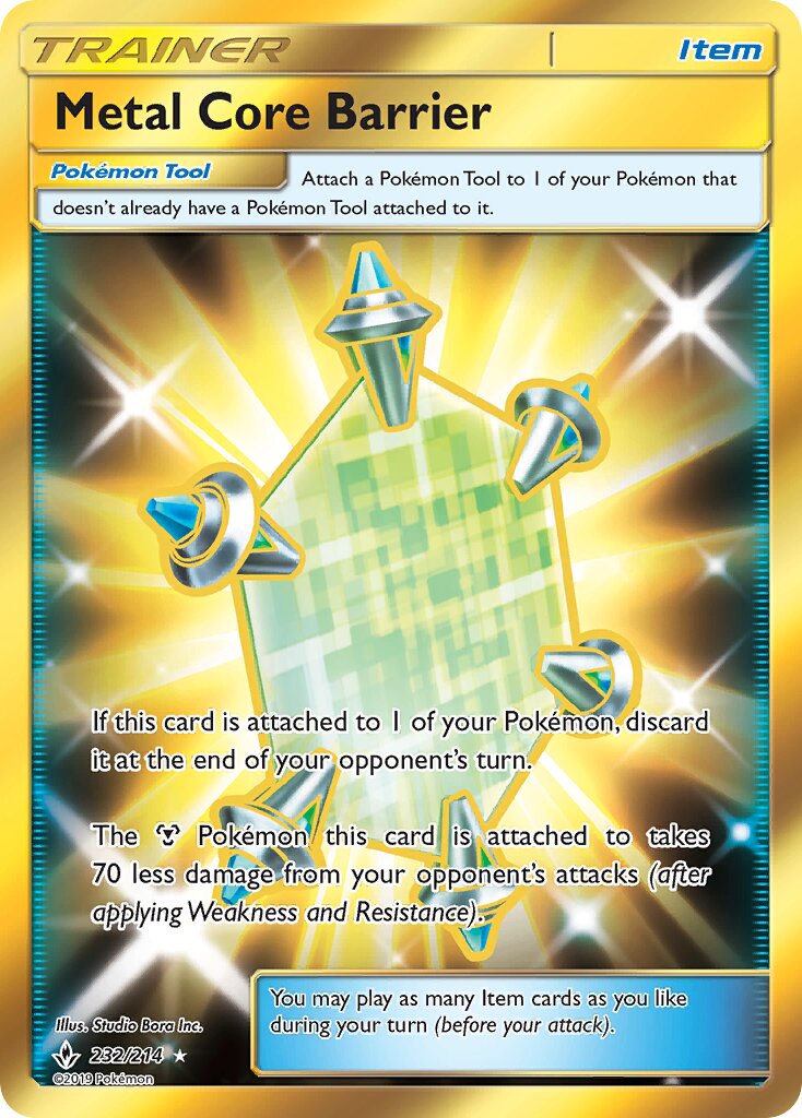 Metal Core Barrier 232/214 — Unbroken Bonds (English Pokémon TCG card)