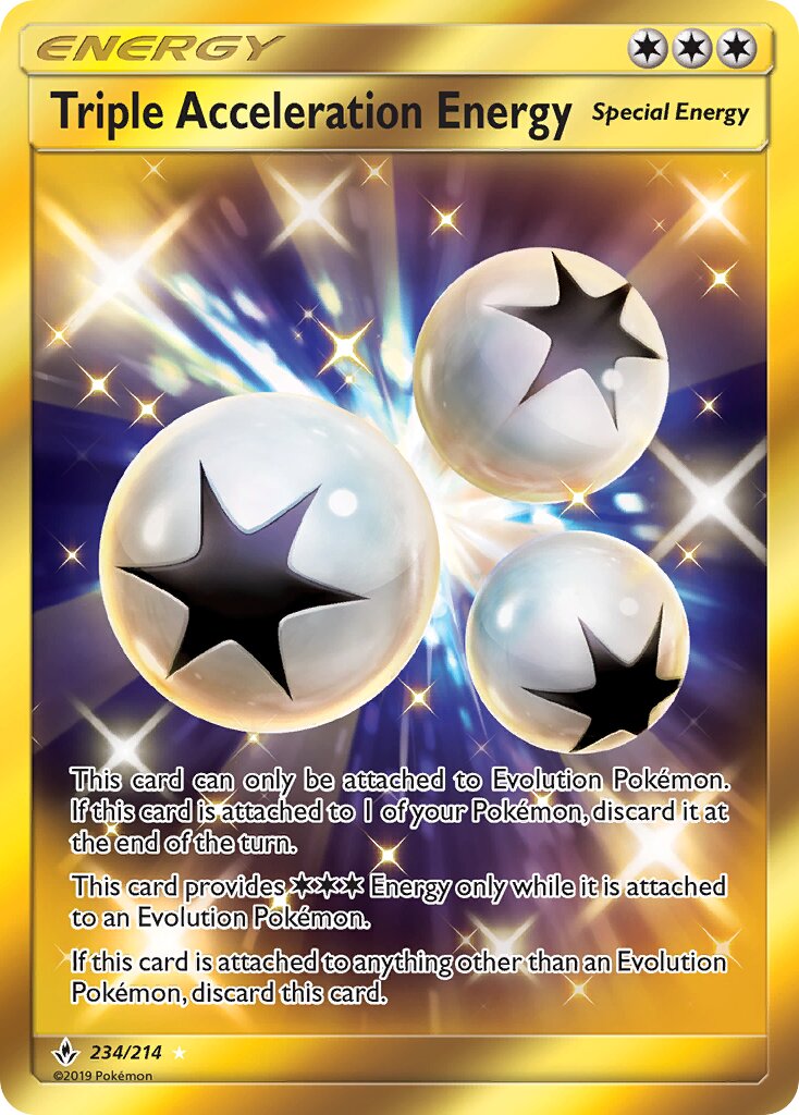 Triple Acceleration Energy 234/214 — Unbroken Bonds (English Pokémon TCG card)