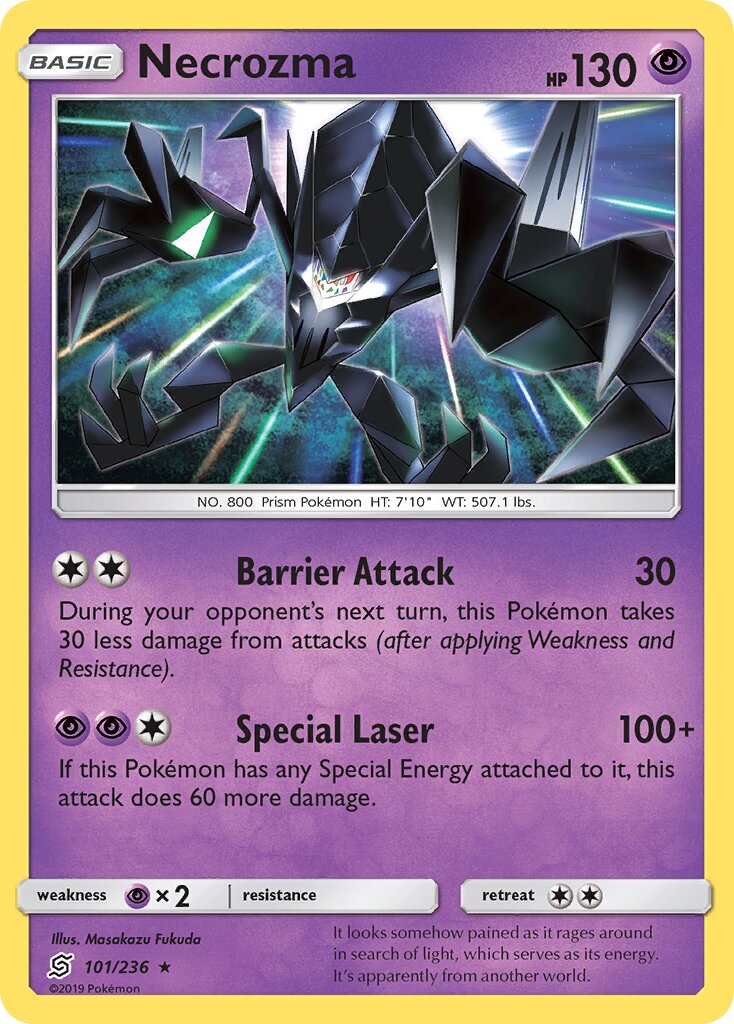 Necrozma 101/236 — Unified Minds (English Pokémon TCG card)