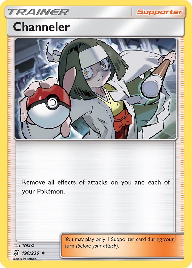 Channeler 190/236 — Unified Minds (English Pokémon TCG card)
