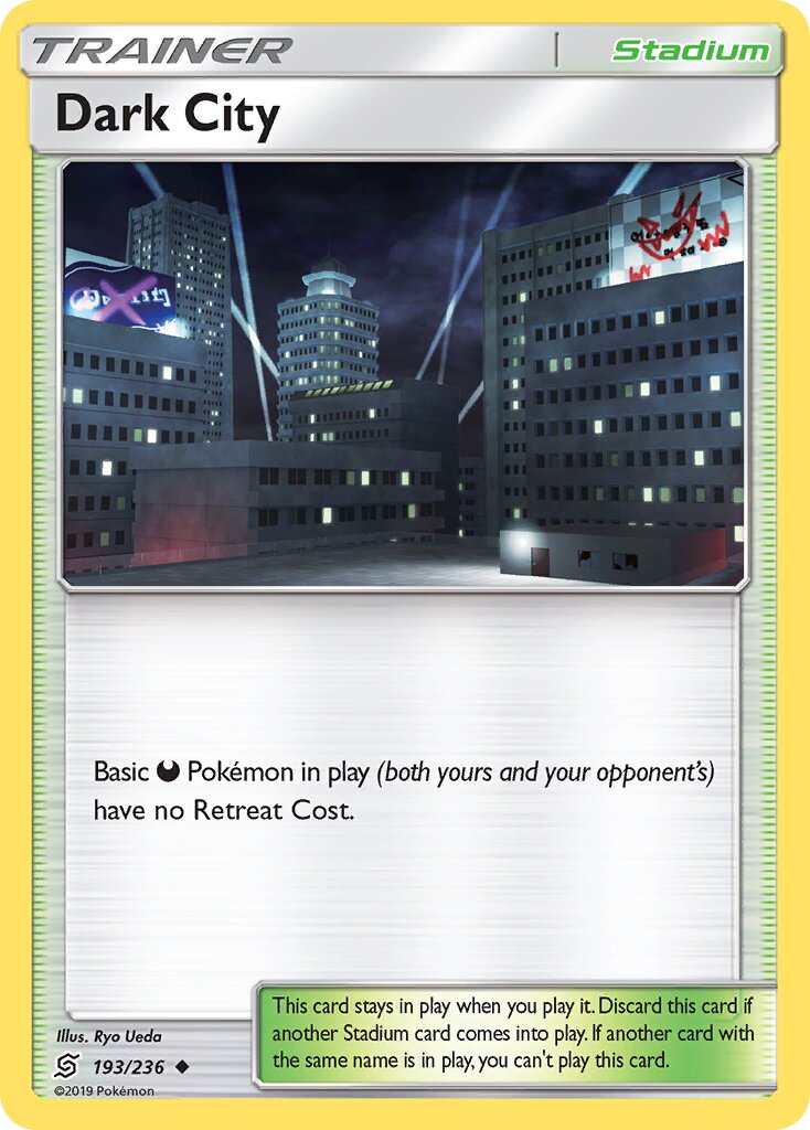 Dark City 193/236 — Unified Minds (English Pokémon TCG card)