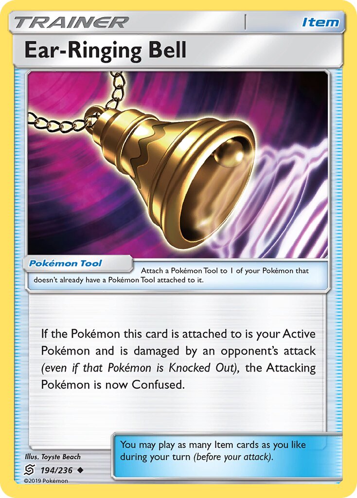 Ear-Ringing Bell 194/236 — Unified Minds (English Pokémon TCG card)