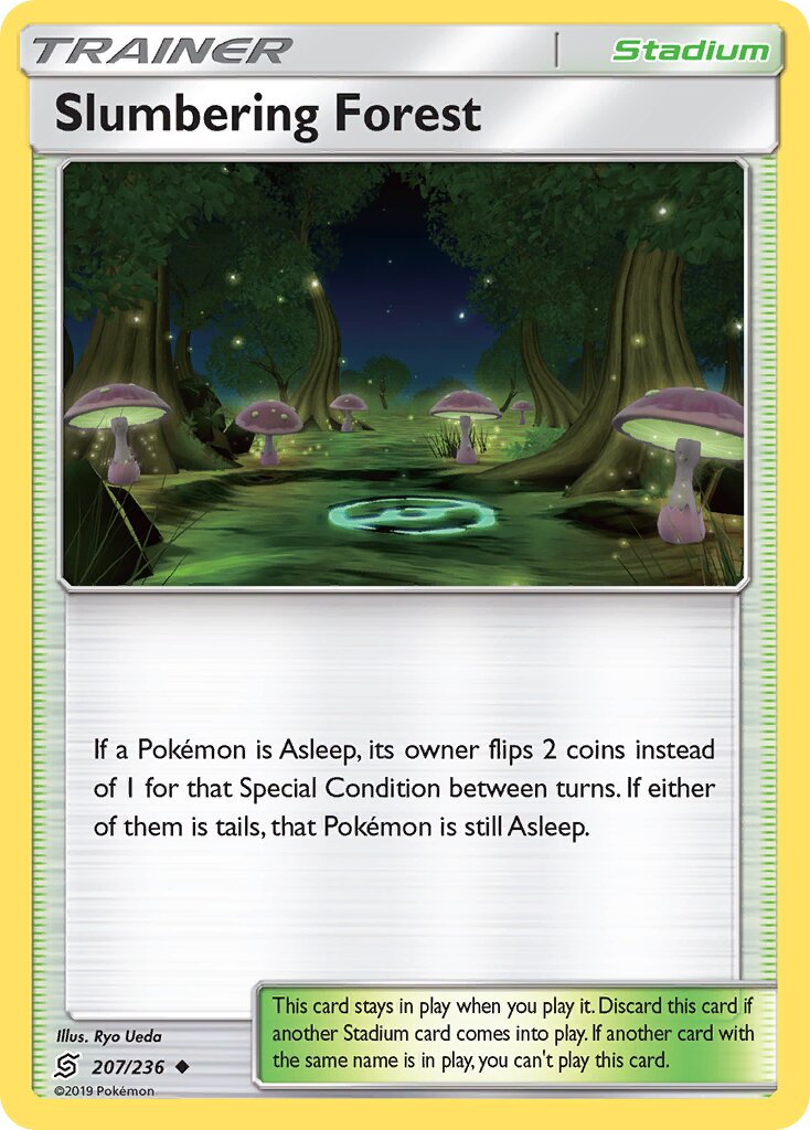 Slumbering Forest 207/236 — Unified Minds (English Pokémon TCG card)