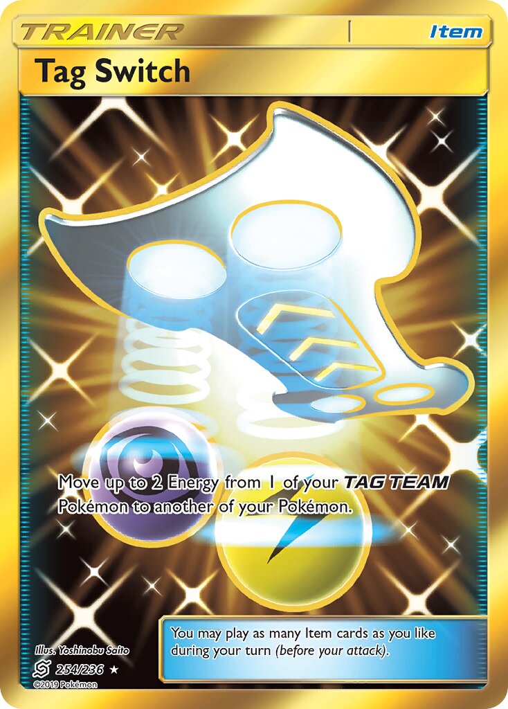 Tag Switch 254/236 — Unified Minds (English Pokémon TCG card)