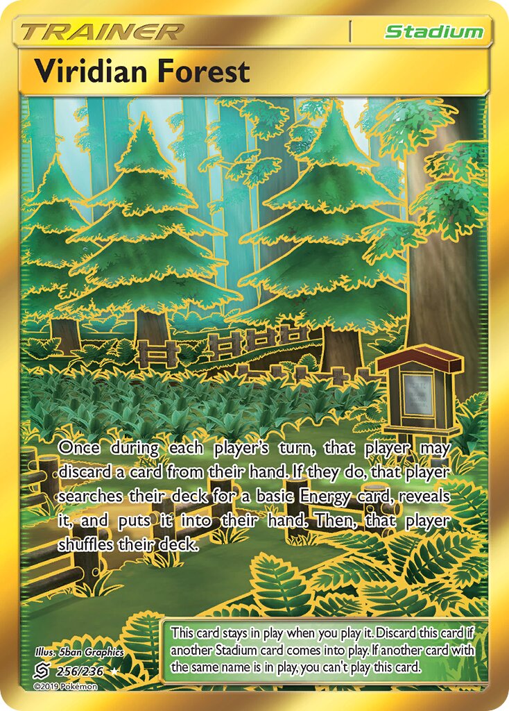 Viridian Forest 256/236 — Unified Minds (English Pokémon TCG card)