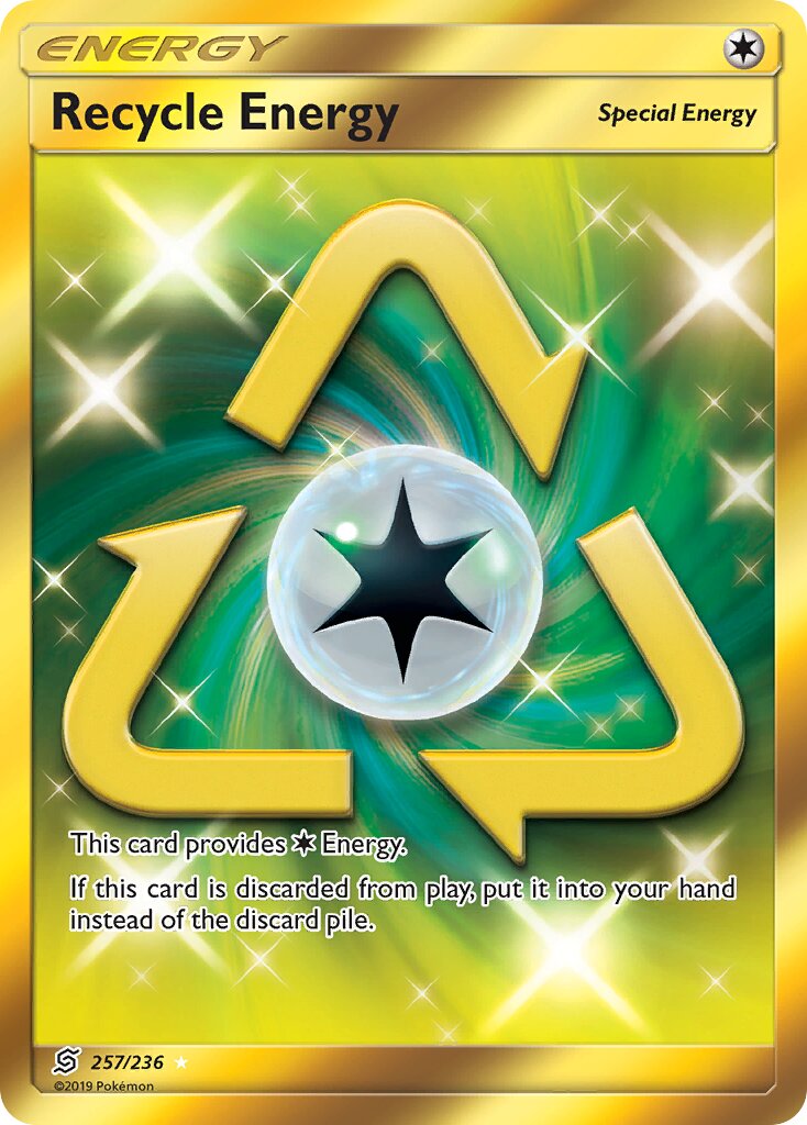 Recycle Energy 257/236 — Unified Minds (English Pokémon TCG card)