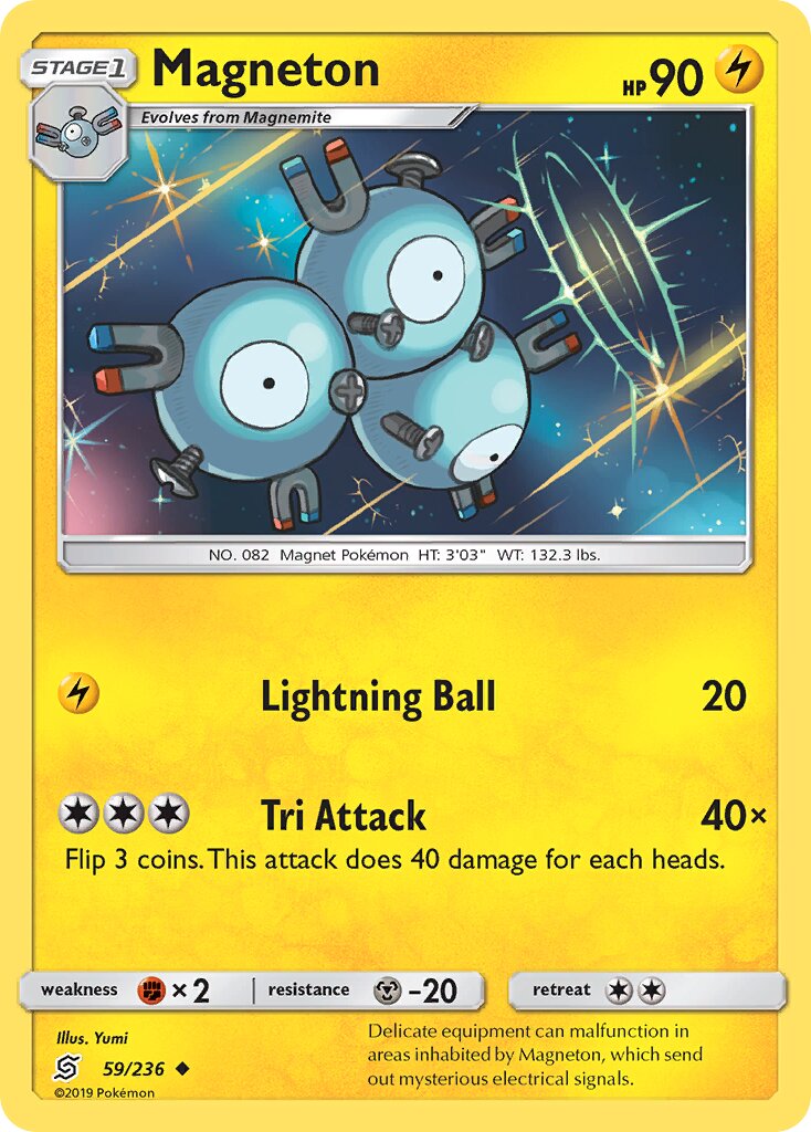 Magneton 059/236 — Unified Minds (English Pokémon TCG card)