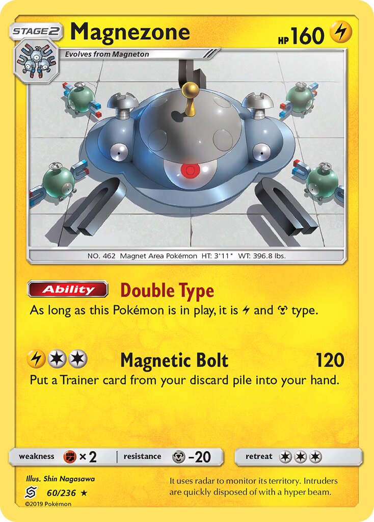 Magnezone 060/236 — Unified Minds (English Pokémon TCG card)