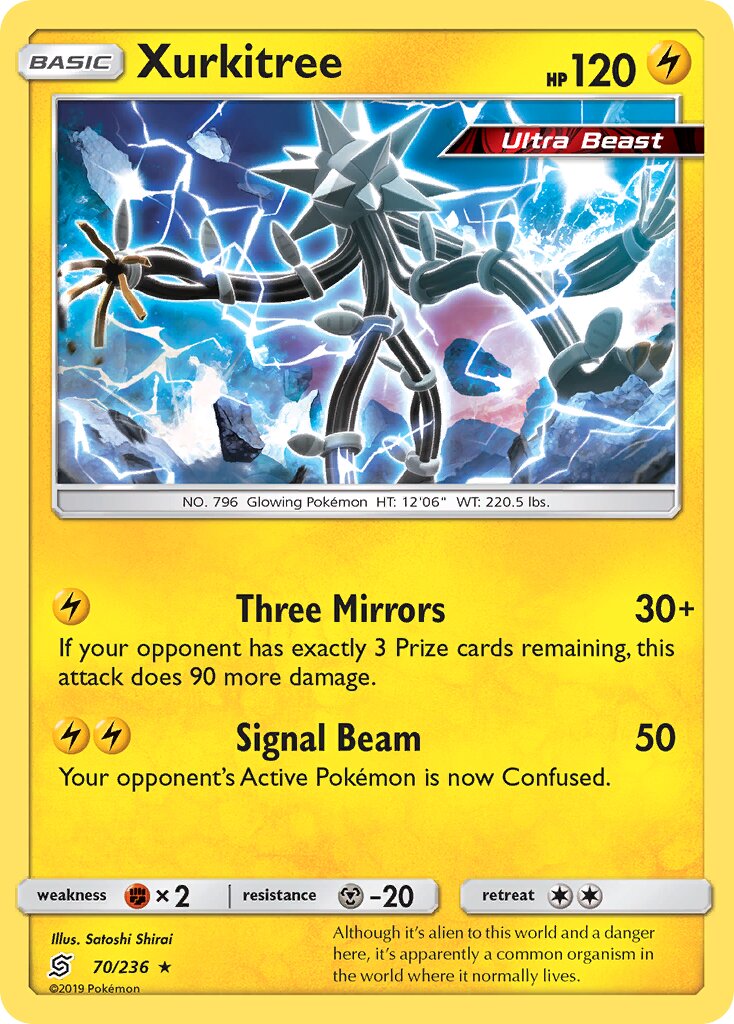 Xurkitree 070/236 — Unified Minds (English Pokémon TCG card)
