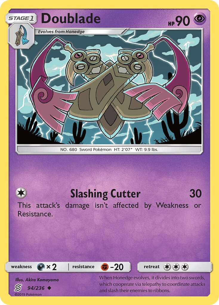 Doublade 094/236 — Unified Minds (English Pokémon TCG card)