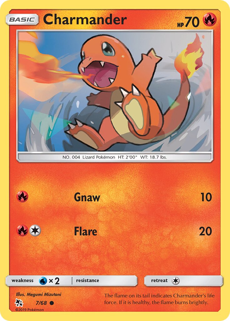 Charmander 007 — Hidden Fates (English Pokémon TCG card)