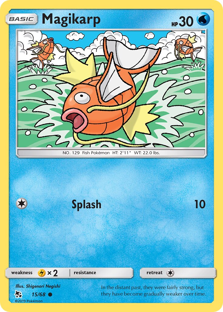 Magikarp 015 — Hidden Fates (English Pokémon TCG card)